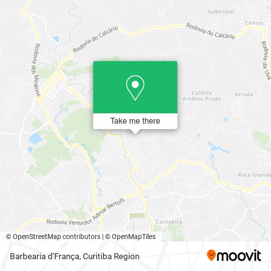 Barbearia d'França map