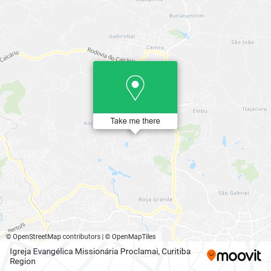 Igreja Evangélica Missionária Proclamai map