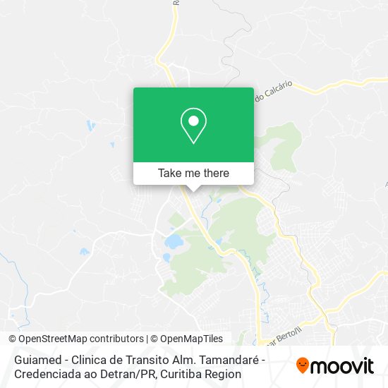 Guiamed - Clinica de Transito Alm. Tamandaré - Credenciada ao Detran / PR map