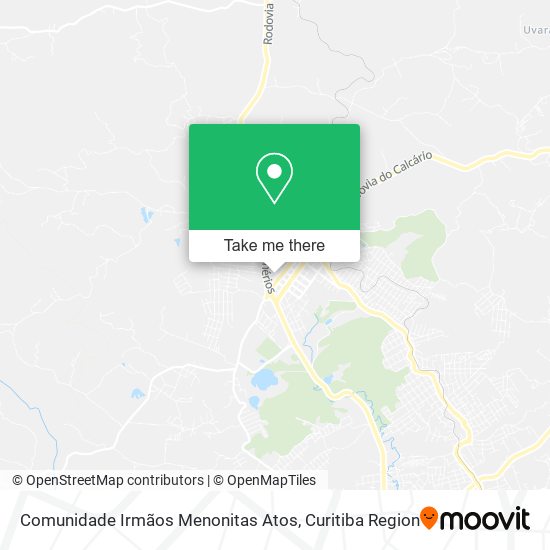 Mapa Comunidade Irmãos Menonitas Atos