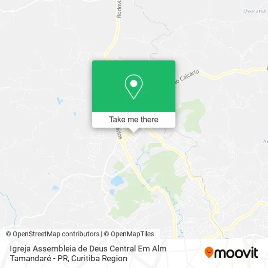 Igreja Assembleia de Deus Central Em Alm Tamandaré - PR map