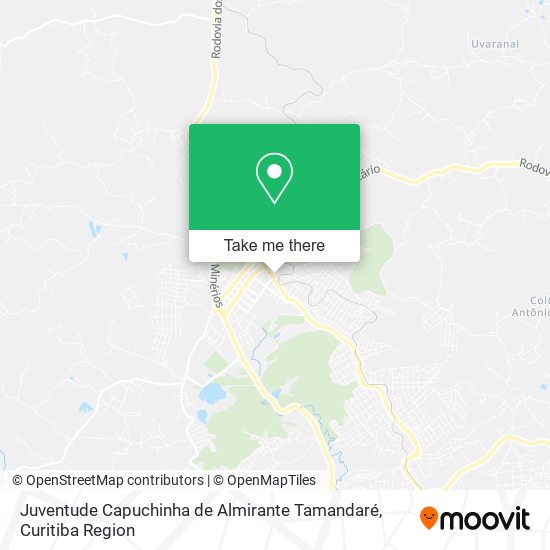 Juventude Capuchinha de Almirante Tamandaré map