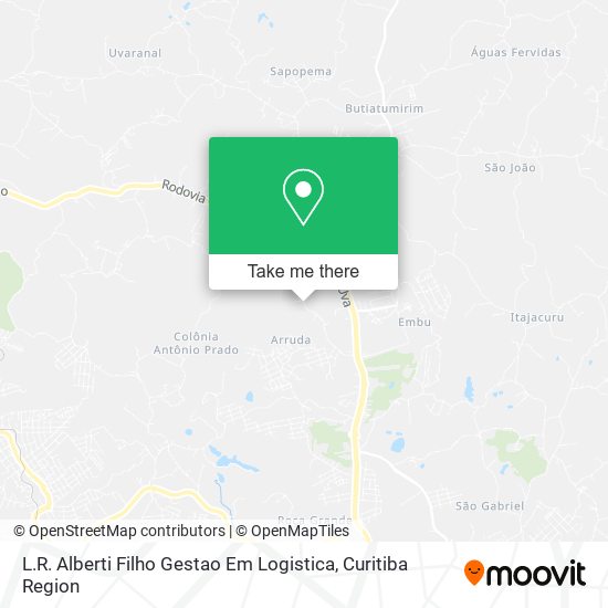 L.R. Alberti Filho Gestao Em Logistica map