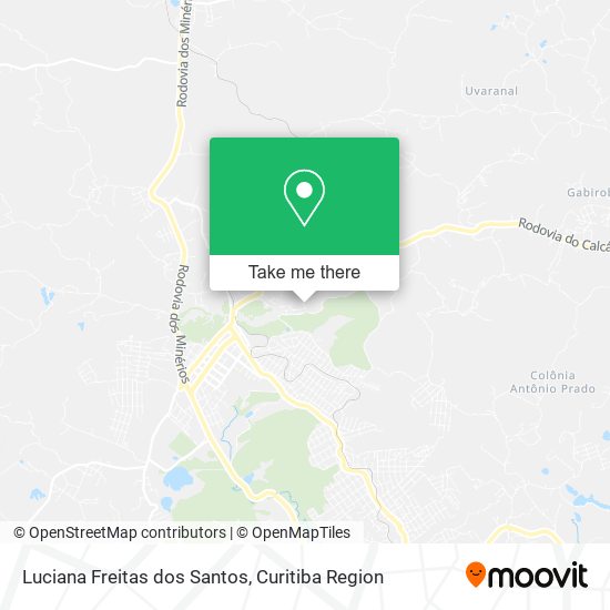 Luciana Freitas dos Santos map