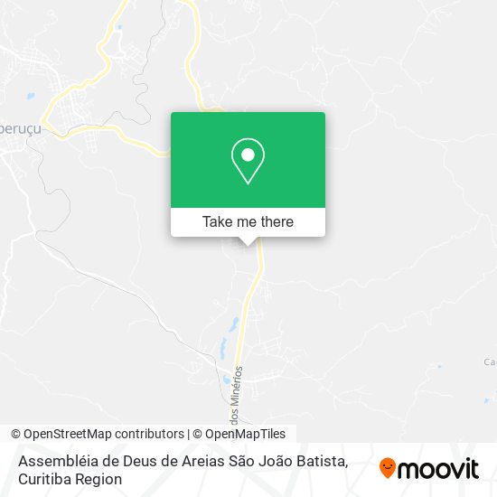 Assembléia de Deus de Areias São João Batista map