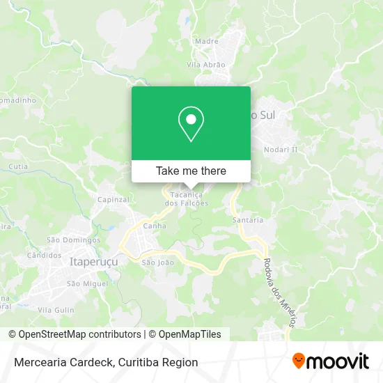 Mercearia Cardeck map