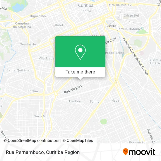 Rua Pernambuco map