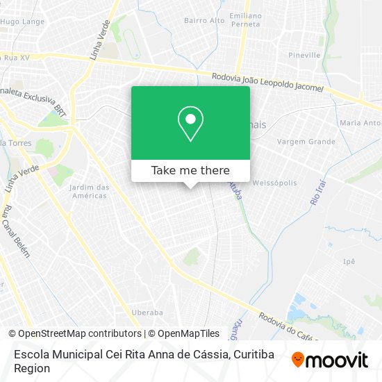 Escola Municipal Cei Rita Anna de Cássia map