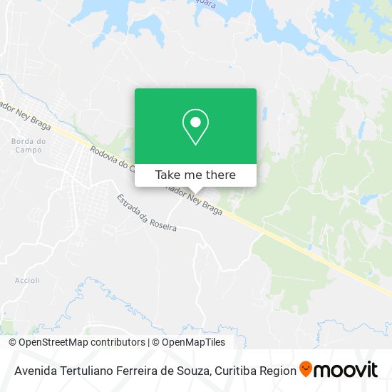 Avenida Tertuliano Ferreira de Souza map
