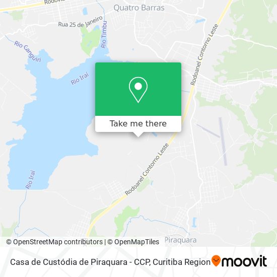 Casa de Custódia de Piraquara - CCP map