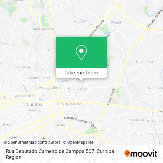 Rua Deputado Carneiro de Campos 507 map