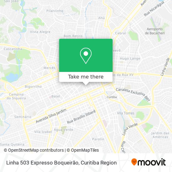 Linha 503 Expresso Boqueirão map