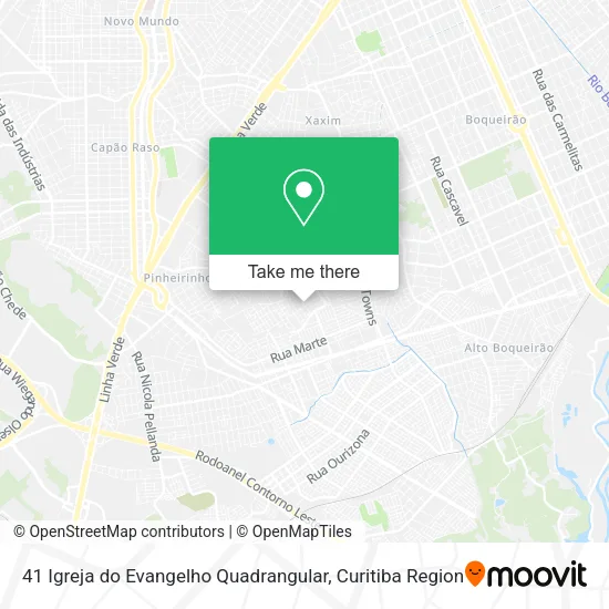 41 Igreja do Evangelho Quadrangular map