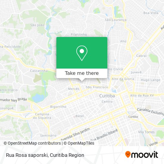 Rua Rosa saporski map