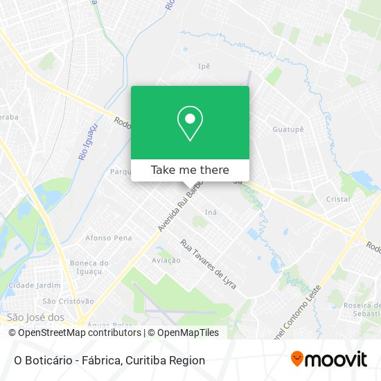 O Boticário - Fábrica map