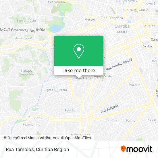 Rua Tamoios map