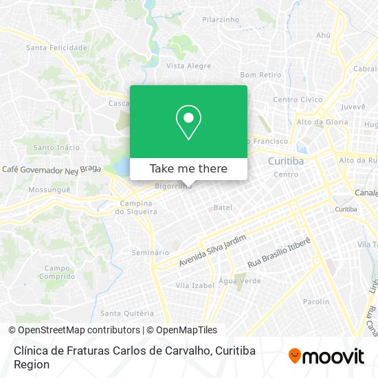 Clínica de Fraturas Carlos de Carvalho map