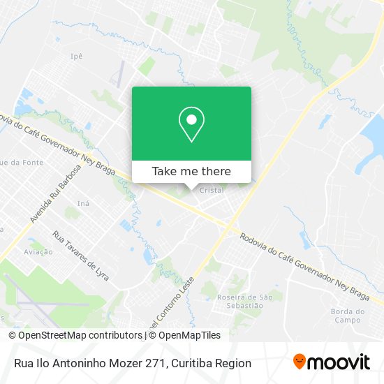 Rua Ilo Antoninho Mozer 271 map