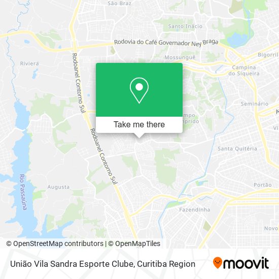 União Vila Sandra Esporte Clube map