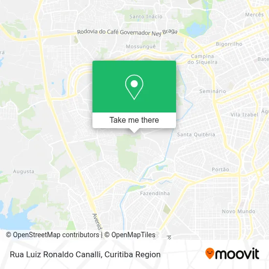 Rua Luiz Ronaldo Canalli map