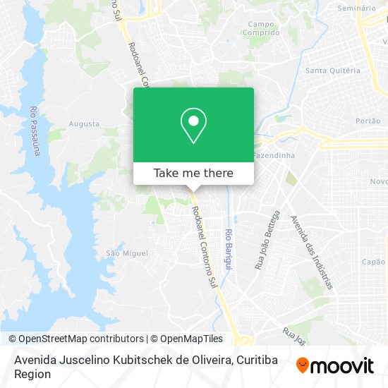 Avenida Juscelino Kubitschek de Oliveira map
