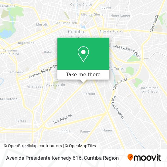 Mapa Avenida Presidente Kennedy 616