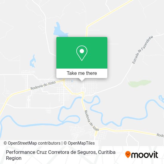 Performance Cruz Corretora de Seguros map