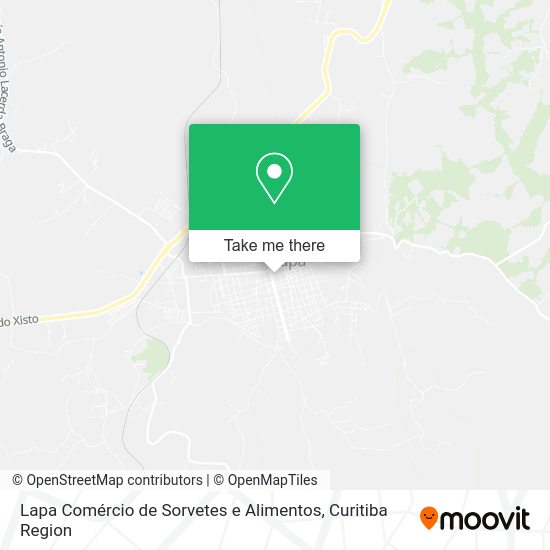 Lapa Comércio de Sorvetes e Alimentos map