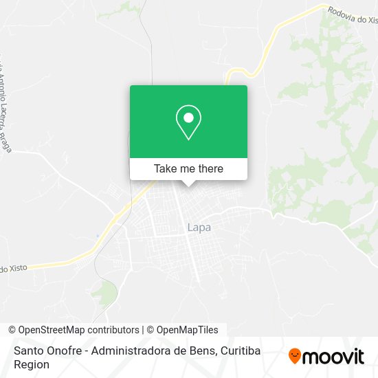 Santo Onofre - Administradora de Bens map