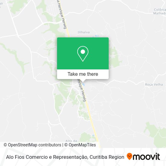 Alo Fios Comercio e Representação map