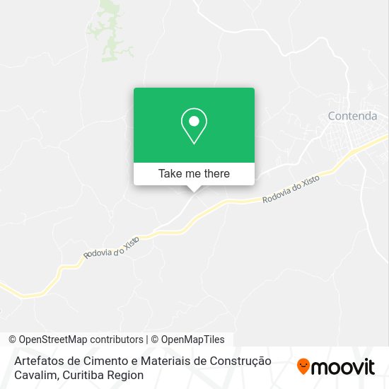 Artefatos de Cimento e Materiais de Construção Cavalim map
