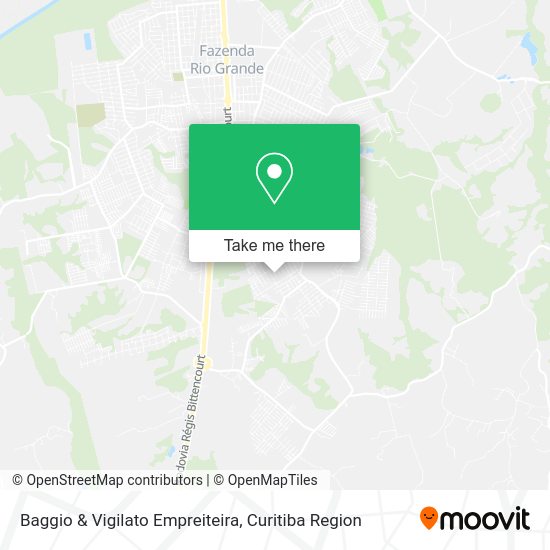 Baggio & Vigilato Empreiteira map