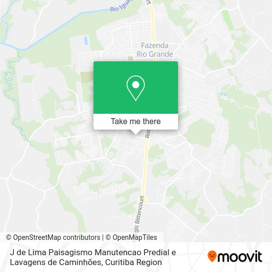 J de Lima Paisagismo Manutencao Predial e Lavagens de Caminhões map