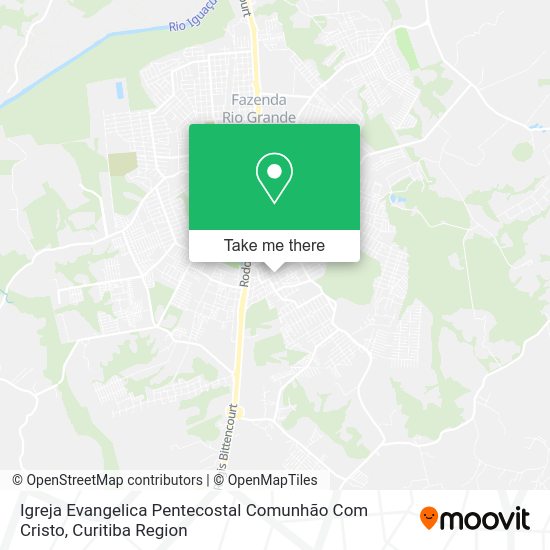 Igreja Evangelica Pentecostal Comunhão Com Cristo map
