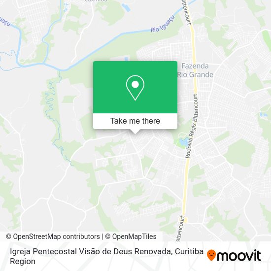 Igreja Pentecostal Visão de Deus Renovada map