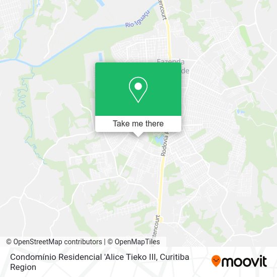 Condomínio Residencial 'Alice Tieko III map
