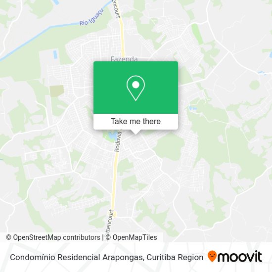 Condomínio Residencial Arapongas map
