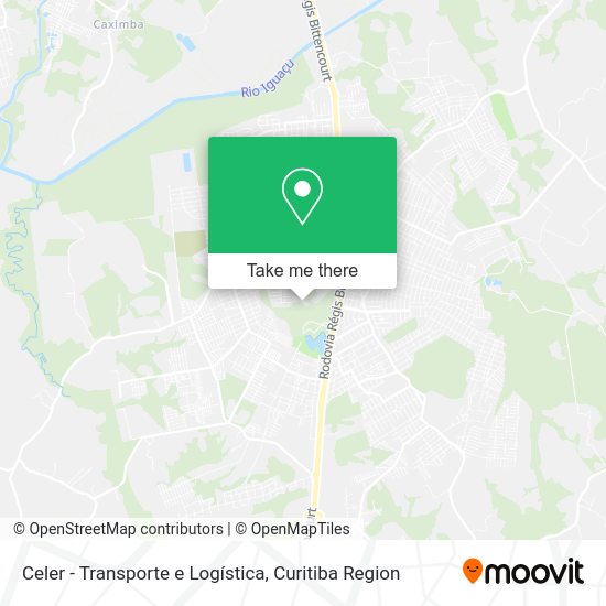 Celer - Transporte e Logística map