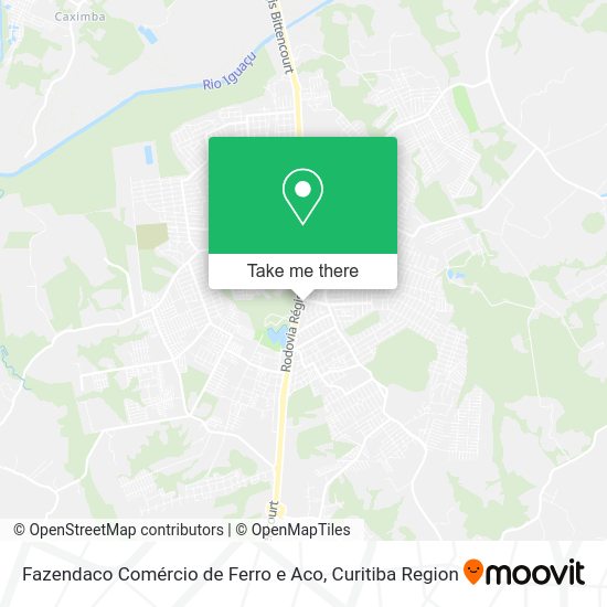 Fazendaco Comércio de Ferro e Aco map