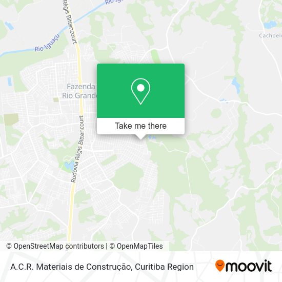 A.C.R. Materiais de Construção map
