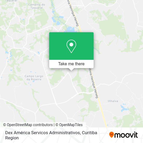 Dex América Servicos Administrativos map