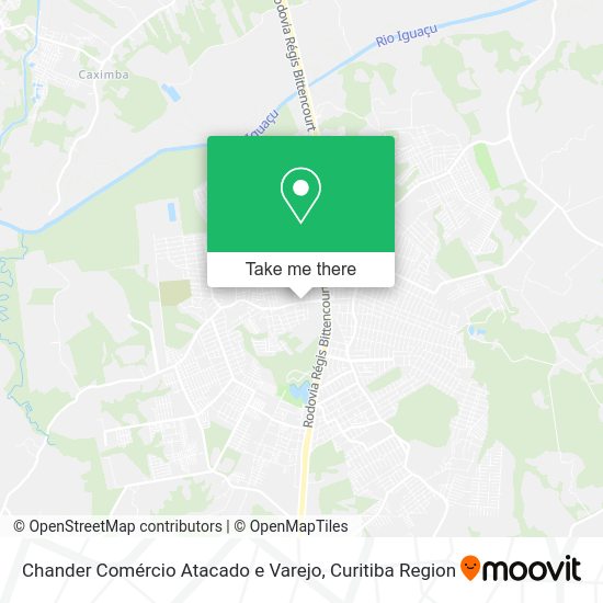 Chander Comércio Atacado e Varejo map