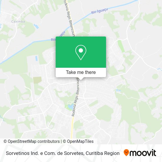 Sorvetinos Ind. e Com. de Sorvetes map