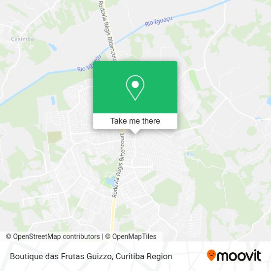 Boutique das Frutas Guizzo map