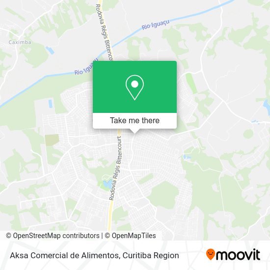 Aksa Comercial de Alimentos map
