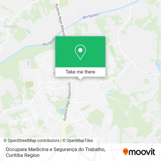 Occupare Medicina e Segurança do Trabalho map