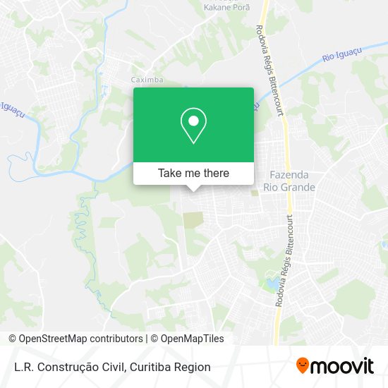 L.R. Construção Civil map