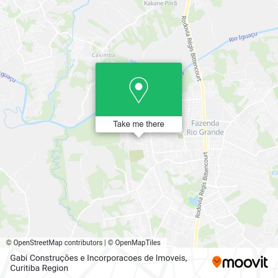 Gabi Construções e Incorporacoes de Imoveis map