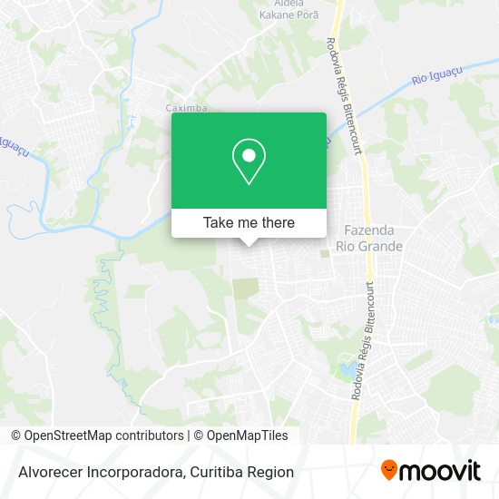 Alvorecer Incorporadora map