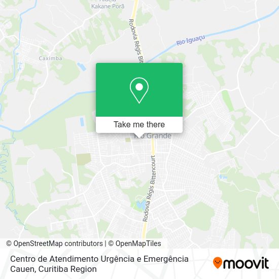 Centro de Atendimento Urgência e Emergência Cauen map